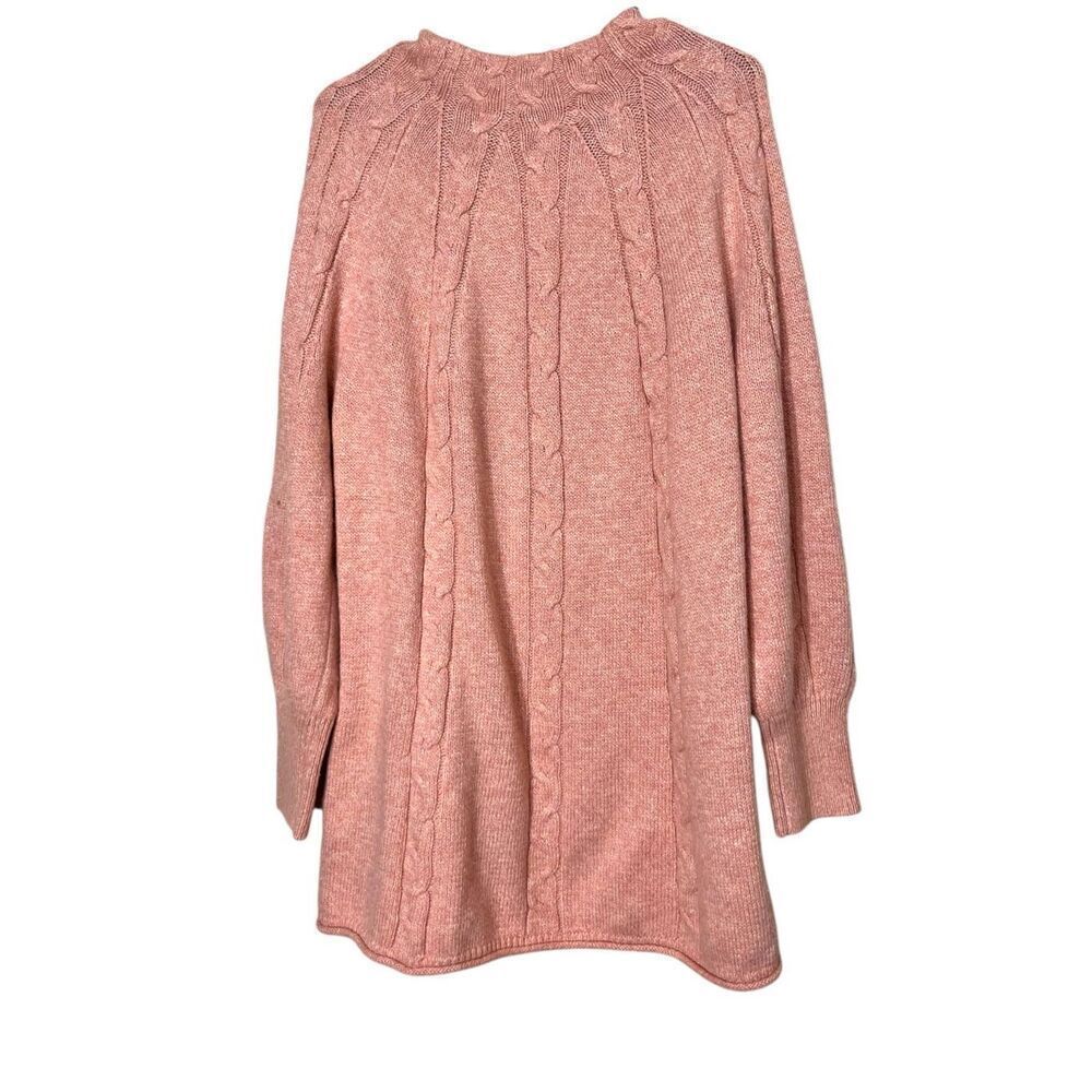 Soft Surroundings Pink Knit Sweater Dress Size 1X - Picture 8 of 8